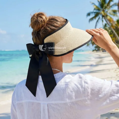 Hot-Selling Straw Hat and Matching Tote Bag Set for Women, Fashionable Summer Beach Accessories – GI00051
