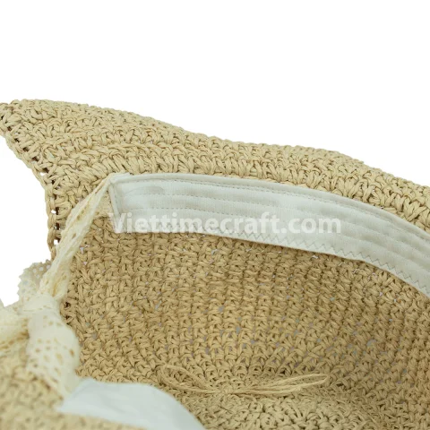 Handmade Beach Hat for Women, Trendy Wholesale Summer Straw Hat – GI00053