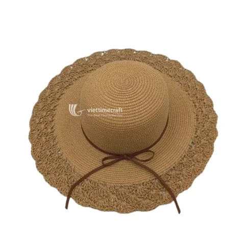 Summer Hot-Trend Fashionable Straw Hat for Women, Paper Rope Custom Hats