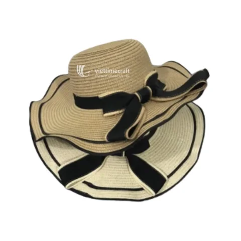 Summer Hot-Trend Fashionable Straw Hat for Women, Paper Rope Custom Hats