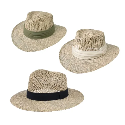 Breathable Unisex Cowboy Hat, Straw Cowboy Hat for Beach, Ranch & Summer Outdoor Style
