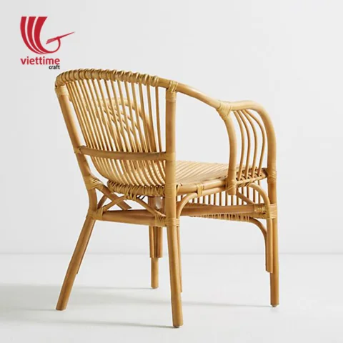 Natural Comfortable Rattan Armchair