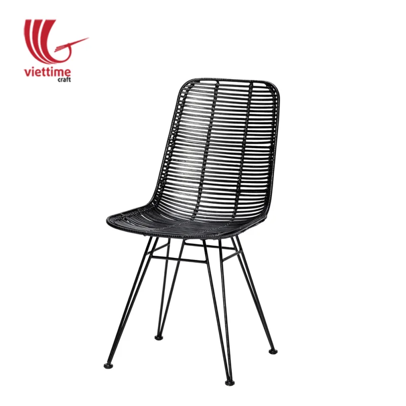 Tall Wicker Bar Stool Rattan Chair