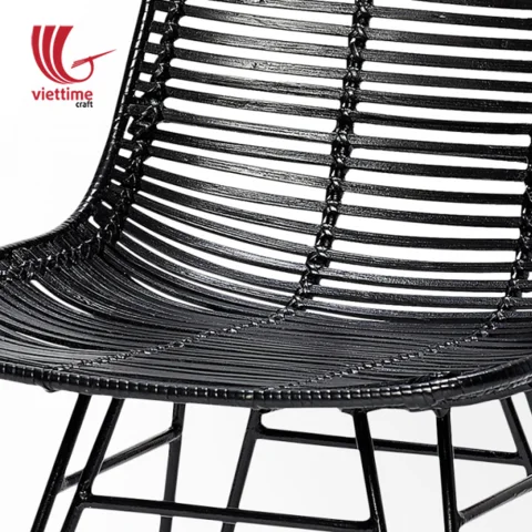Tall Wicker Bar Stool Rattan Chair