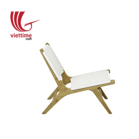 White Outdoor Garden Rattan Bench Chair