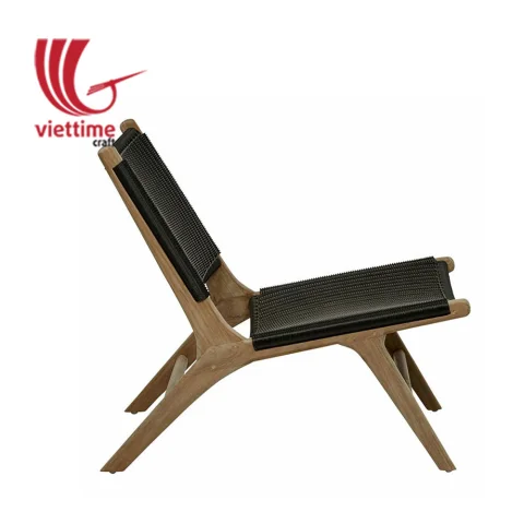 Black Outdoor Garden Rattan Bench Chair