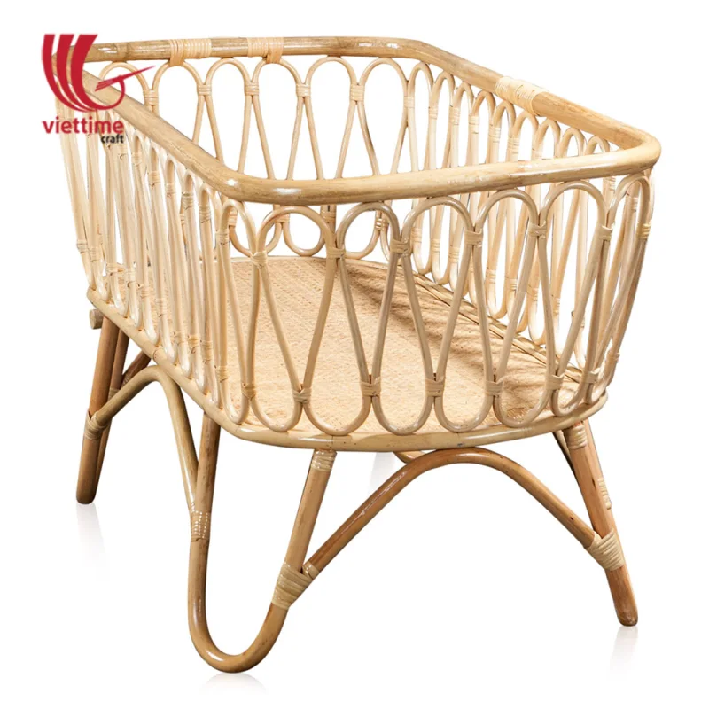 Beautiful Baby Children Rattan Cradle