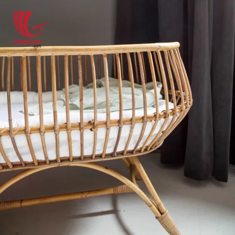 Beautiful Baby Children Rattan Cradle