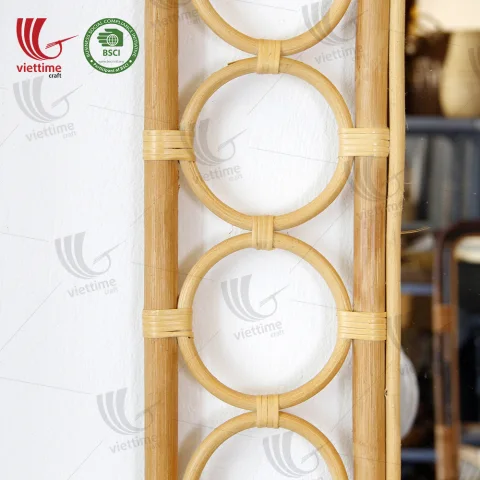New Rattan Mirror With Shelf Wholesale