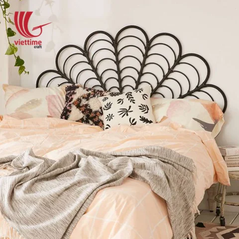Black Rattan Bed Headboard Wholesale