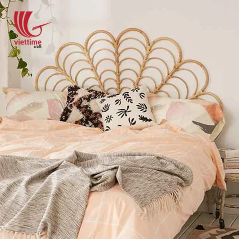 Yellow Rattan Bed Headboard Wholesale