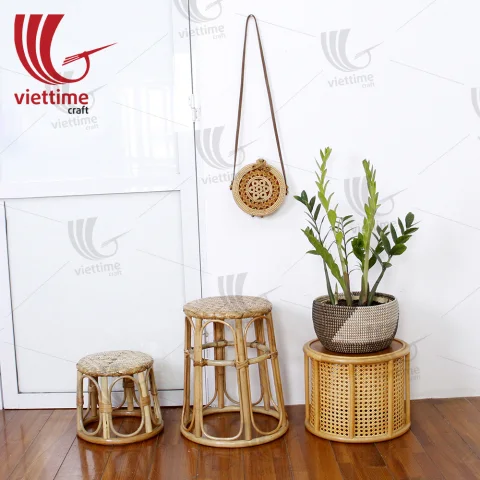 Rattan Side Table/ Stool Chair Wholesale