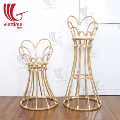 New Trend Ecofriendly Rattan Plan Stand