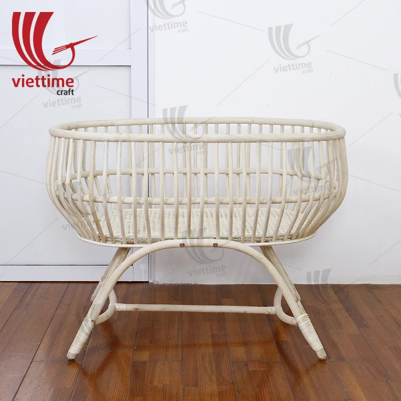 Baby Children Rattan Crib For Sale