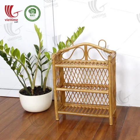 Rattan Export Vintage Rattan Wall Shelf For Storage - REX-GMVTC226-233
