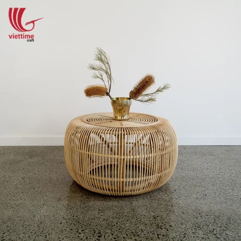 Rattan Export Round Wicker Rattan Side Table Wholesale - REX-GMVTC3050440