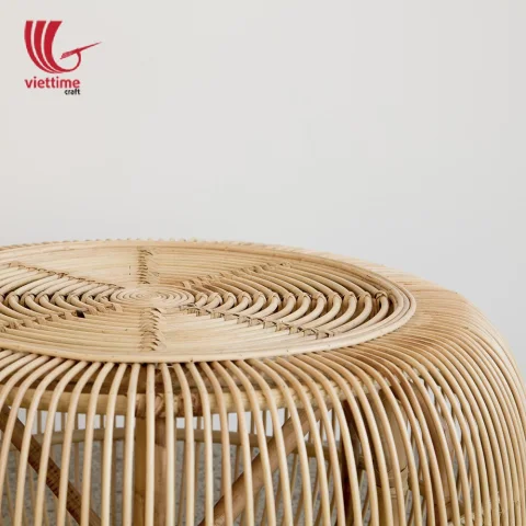 Round Wicker Rattan Side Table Wholesale