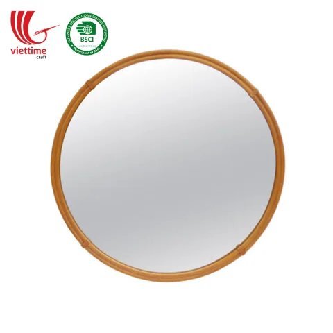 Rattan Export Round Traditional Rattan Mirror Wholesale - REX-GMVTC3515611