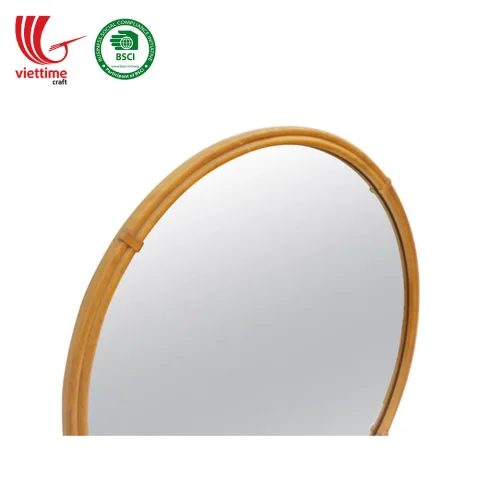 Round Traditional Rattan Mirror Wholesale