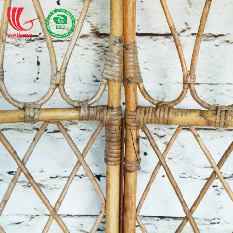 Nice Rattan Folding Screen Room Divider