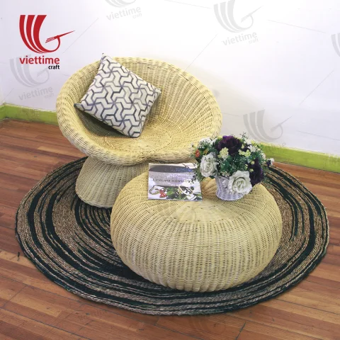 Rattan Export Rattan Coffee Table Chair Set Wholesale - REX-GMVTC7896