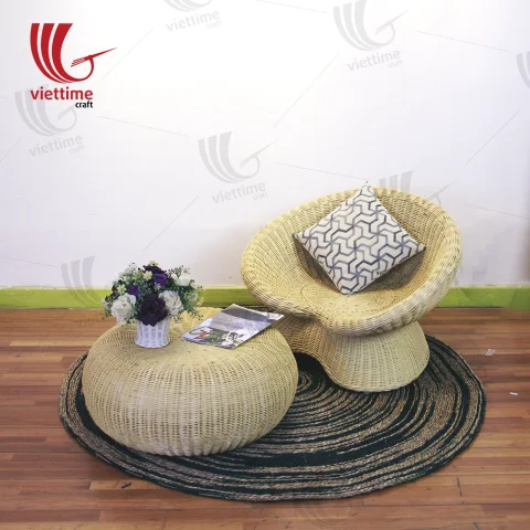 Rattan Coffee Table Chair Set Wholesale