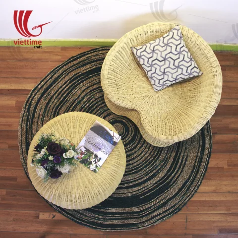 Rattan Coffee Table Chair Set Wholesale