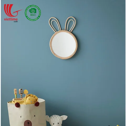 Rattan Mirror Rabbit Ears Wholesale