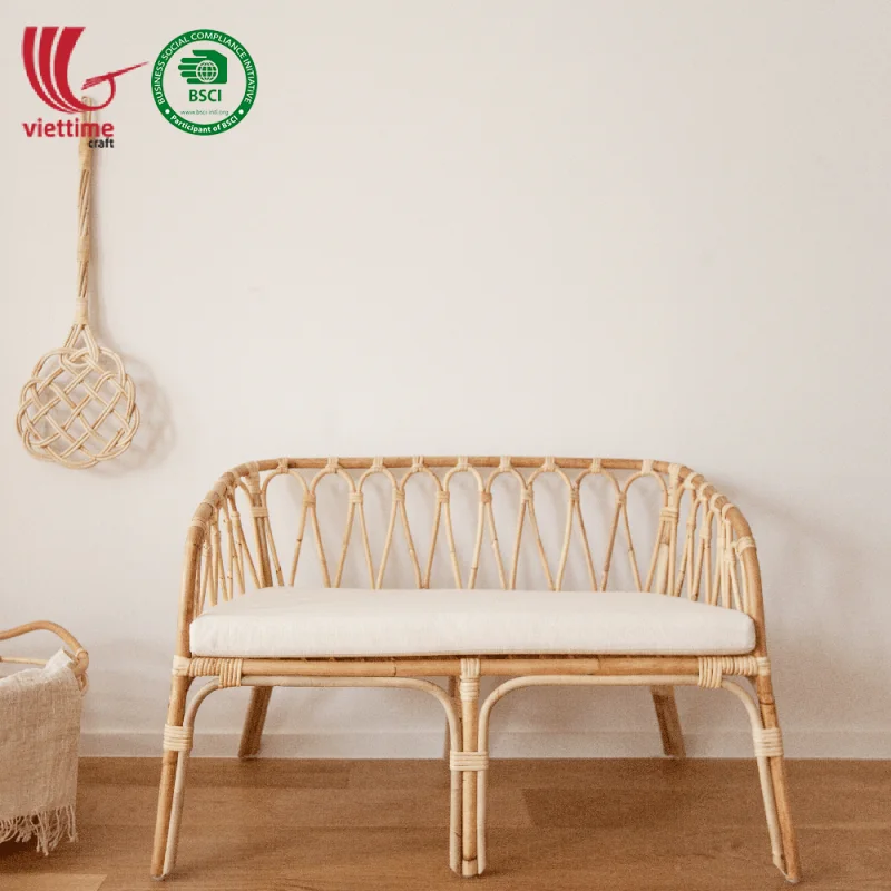 Rattan Bench Chair Wholesale In Natural