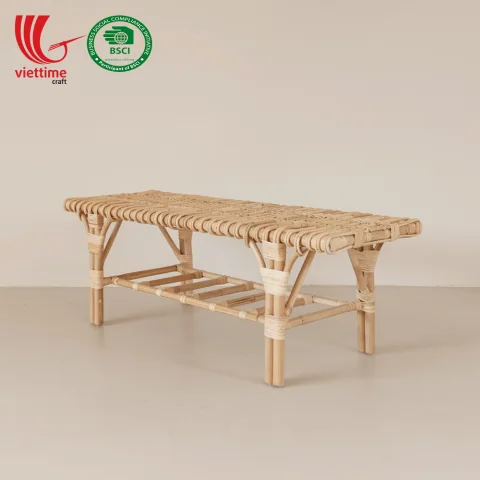 Rattan Export Classic Styled Rattan Bench Chair - REX-GMVTC868484