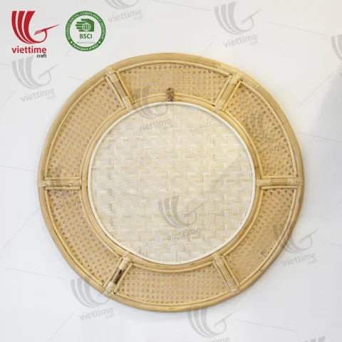Woven Rattan Mirror Decor Wall Wholesale