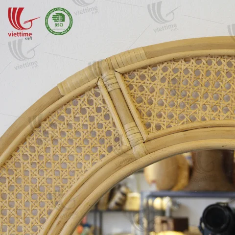 Woven Rattan Mirror Decor Wall Wholesale