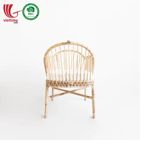Baby Children Rattan Crib In Natural