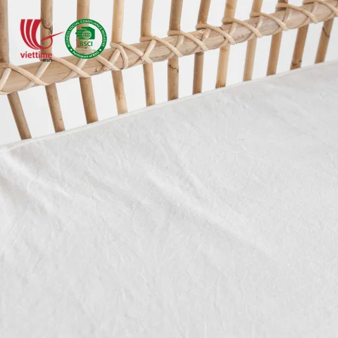 Baby Children Rattan Crib In Natural