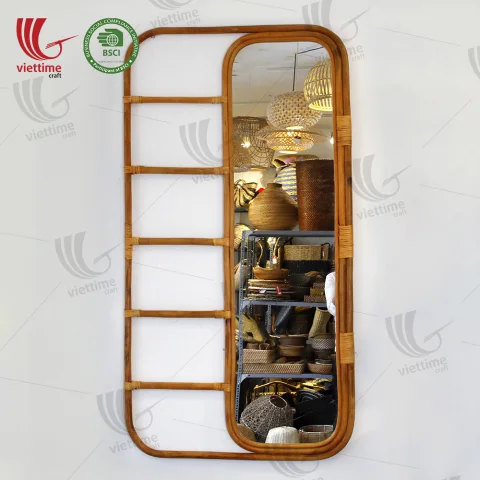 Rattan Export New Rattan Mirror Ladder Rack Wholesale - REX-GMVTC96541