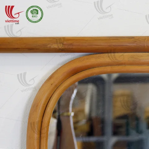 New Rattan Mirror Ladder Rack Wholesale