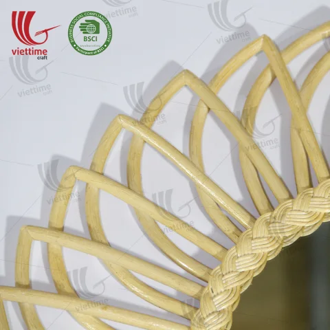 Sun Shaped Rattan Mirror Wholesale