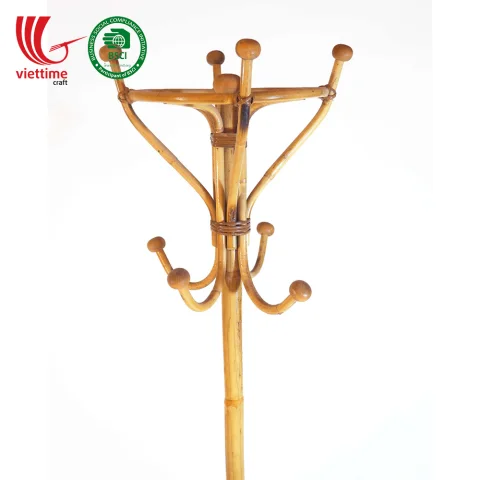 Rattan Coat Hanger Stand Parrot Rack