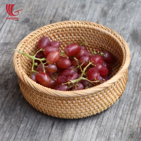 Big Rattan Bowl Set Of 3 For Fruit