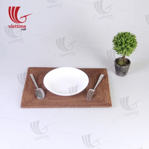 Rectangular Woven Rattan Placemat Wholesales