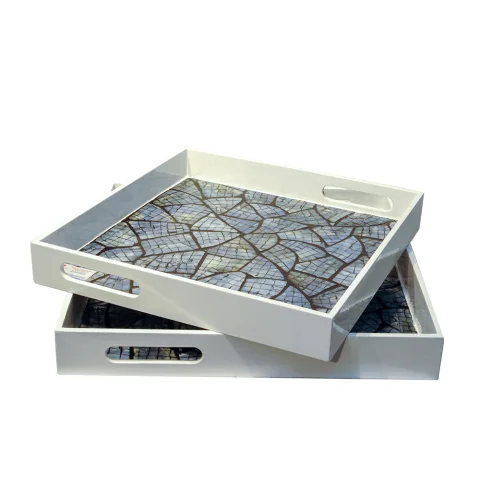 Mother Of Pearl Inlaid Tray