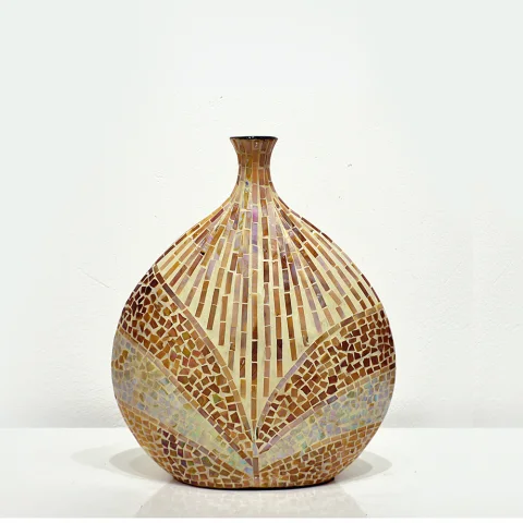 Mother Of Pearl Inlaid Vase
