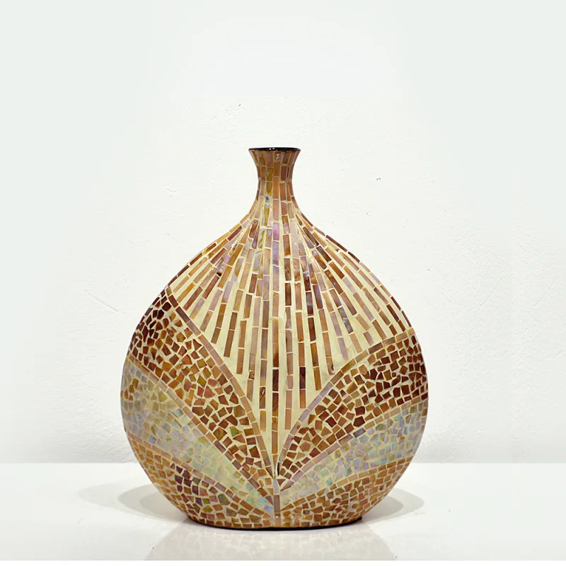Mother Of Pearl Inlaid Vase
