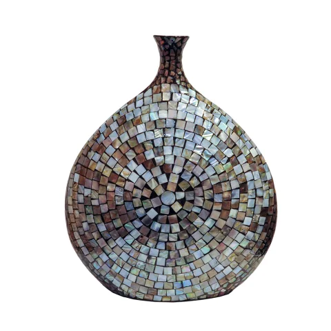 Mother Of Pearl Inlaid Vase