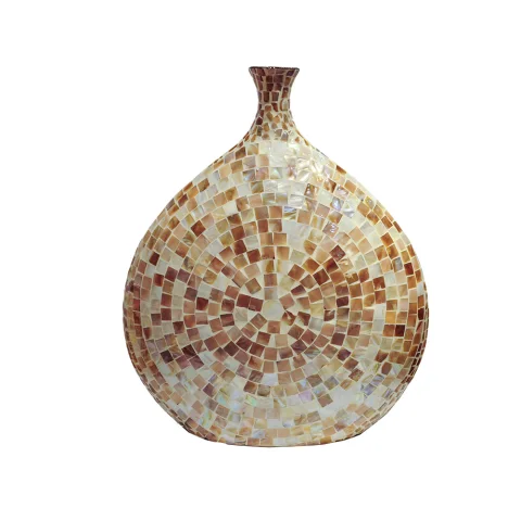 Mother Of Pearl Inlaid Vase