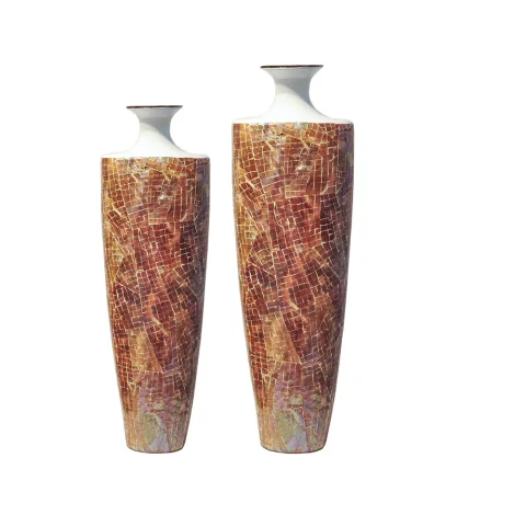 Mother Of Pearl Inlaid Vase