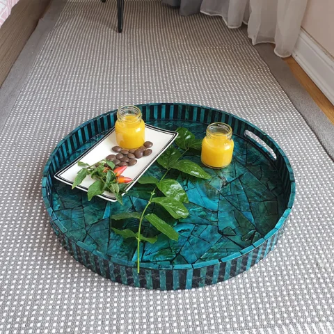 Mother Of Pearl Inlaid Tray