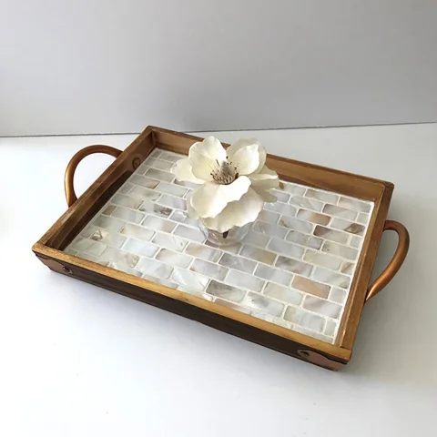 Mother Of Pearl Inlaid Tray