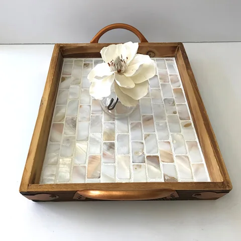 Mother Of Pearl Inlaid Tray