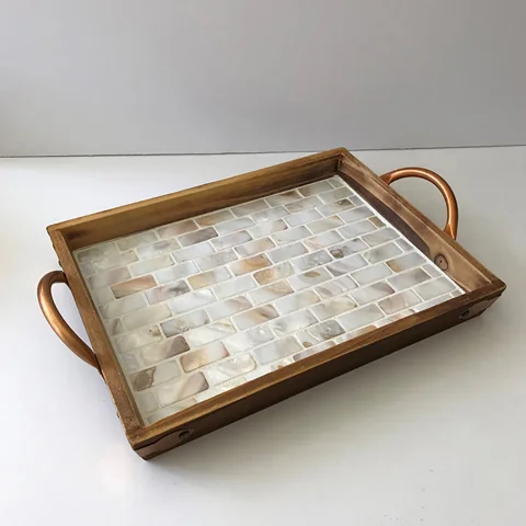 Mother Of Pearl Inlaid Tray